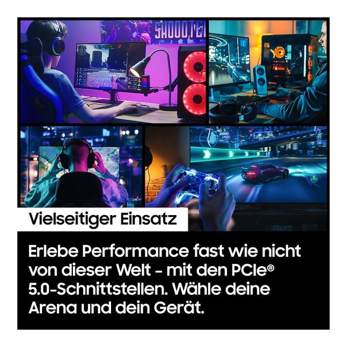 Samsung SSD 990 PRO con Heatsink 2TB M.2 PCIe 5.0 NVMe - Lectura 14700 MB/s, Escritura 13400 MB/s - MZ-VAP2T0 - Para PC Gaming