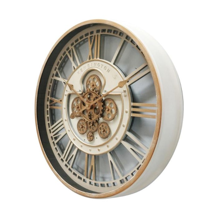 Reloj Pared Vintage DKD Home Decor Blanco 9.5 x 60.5 x 60.5 cm 1