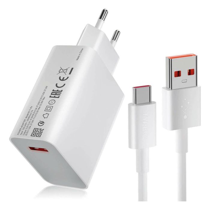 Cargador de Pared Xiaomi BHR6039EU Blanco 33 W Cargador de Pared Xiaomi BHR6039EU Blanco 33 W