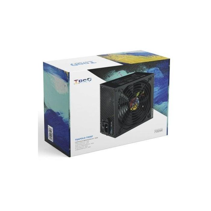 TooQ TQAPOLO-700SP unidad de fuente de alimentación 700 W 20+4 pin ATX ATX Negro 4 TooQ TQAPOLO-700SP unidad de fuente de alimentación 700 W 20+4 pin ATX ATX Negro 4