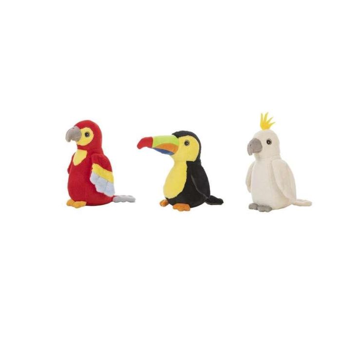 Creaciones Llopis Surtido de Pájaros de Peluche de Poliéster: Tucán, Papagayo y Loro, Varios Modelos Aleatorios Creaciones Llopis Surtido de Pájaros de Peluche de Poliéster: Tucán, Papagayo y Loro, Varios Modelos Aleatorios