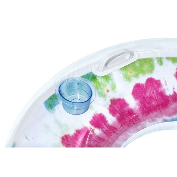 Boya - Bestway - Multicolor - Diámetro 117 cm - Con reposacabezas, asas y portavasos 12 Boya - Bestway - Multicolor - Diámetro 117 cm - Con reposacabezas, asas y portavasos 12
