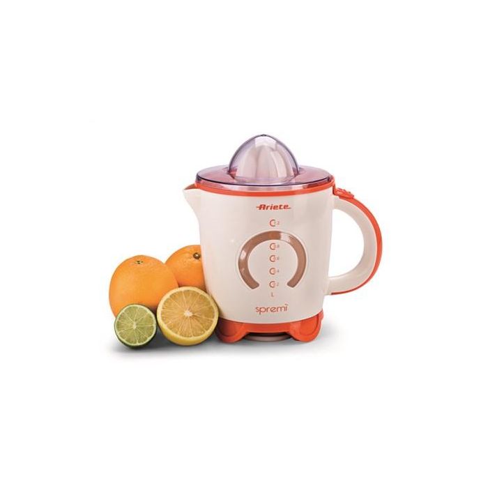 Ariete 408/00 Exprimidor SPREMÎ Blanco/Naranja 1.2L 40W con 2 Conos Intercambiables y Filtro para Pulpa 4 Ariete 408/00 Exprimidor SPREMÎ Blanco/Naranja 1.2L 40W con 2 Conos Intercambiables y Filtro para Pulpa 4