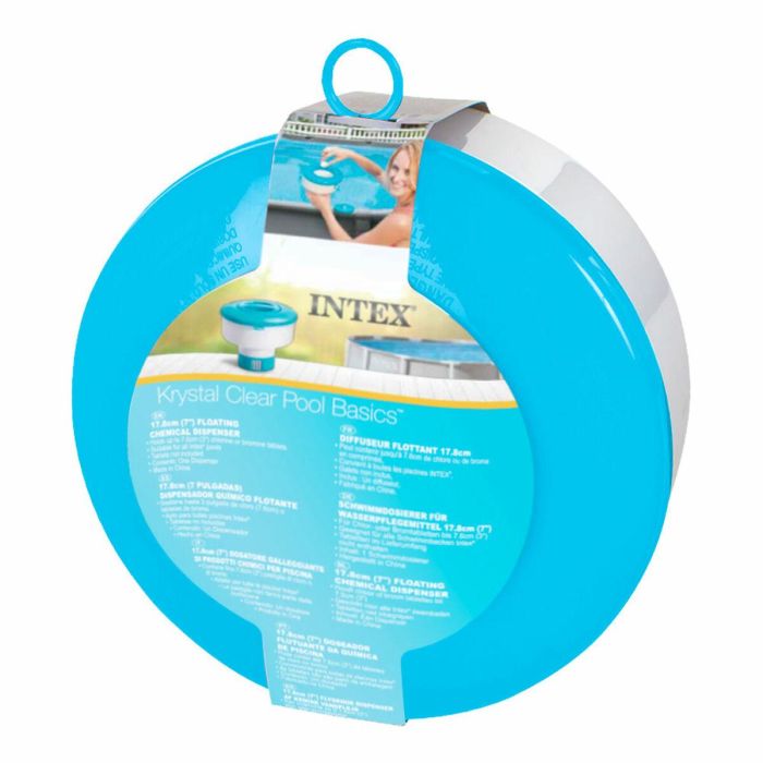 Dispensador de Cloro Intex Piscina 12 Unidades 17,8 x 17,8 cm 1