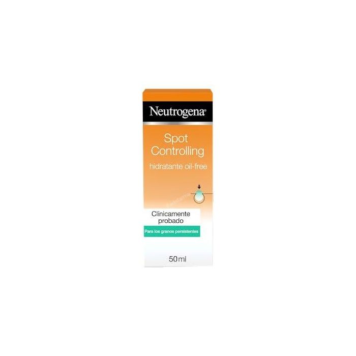 Neutrogena Spot Controlling Rutina Anti-Acné para Granos Persistentes con Ácido Salicílico, Gel Limpiador 200ml + Crema Hidratante 50ml