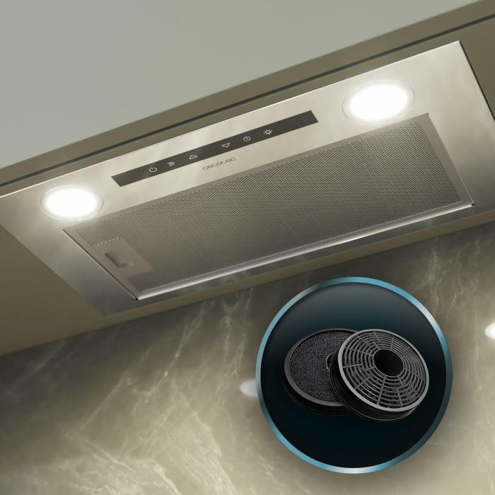 Campana Convencional Cecotec Bolero Flux IT 525500 Acero 550 m3/h 1