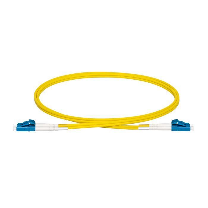 Lanview Cable de fibra óptica monomodo LC-LC dúplex 10m OS2 9/125 LSZH para redes empresariales 1