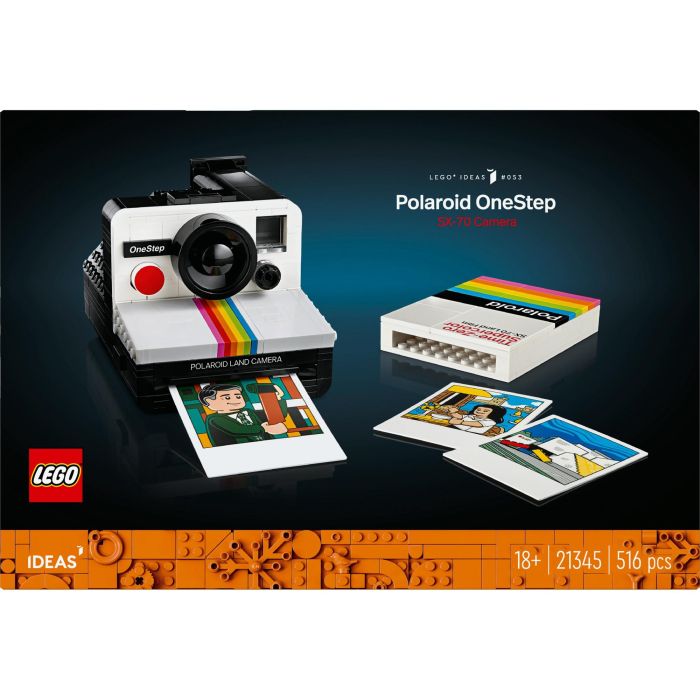 Lego Cámara Polaroid OneStep SX-70 21345 - Modelo Coleccionable para Adultos 8 Lego Cámara Polaroid OneStep SX-70 21345 - Modelo Coleccionable para Adultos 8