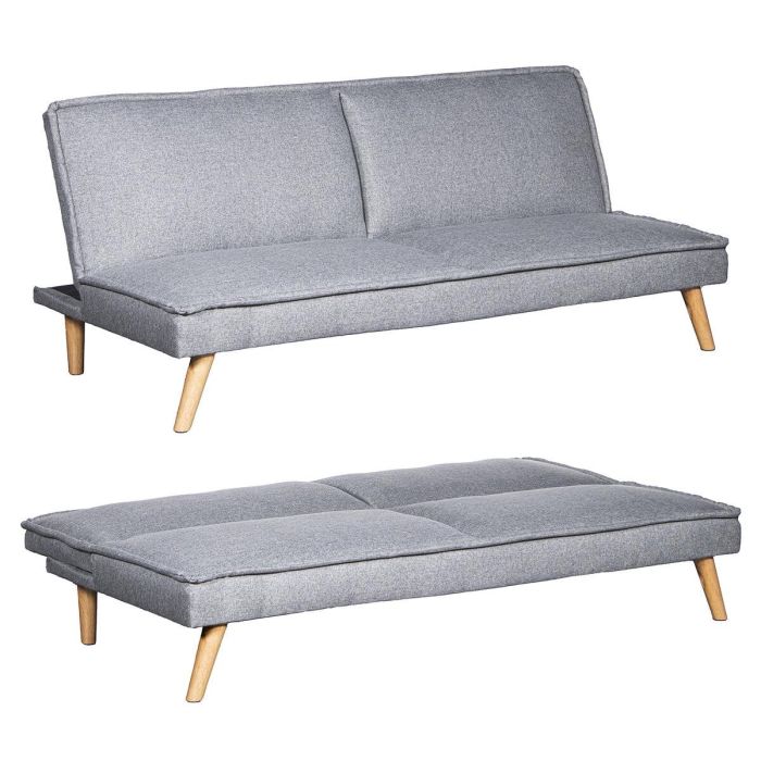 Sofá Cama Alexandra House Living Gris 180 x 72 x 84 cm 5