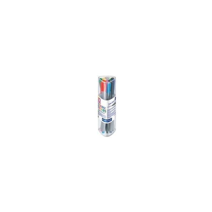 STAEDTLER Fineliner triplus 334 Multicolor 0.3mm Punta Metal - Caja 12 unidades