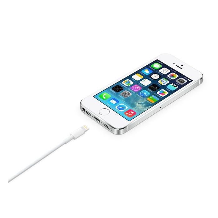 Cable USB a Lightning Apple Lightning - USB Blanco 2 m 3 Cable USB a Lightning Apple Lightning - USB Blanco 2 m 3