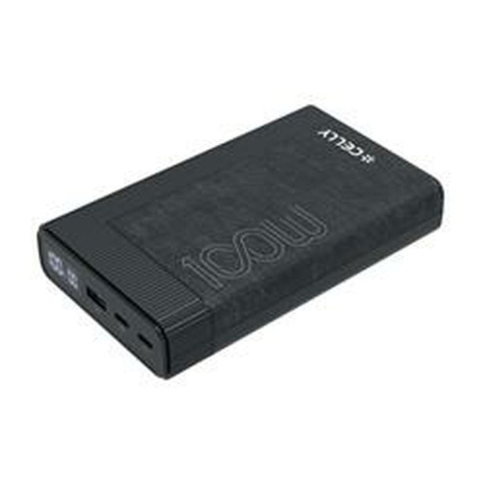 Powerbank Celly PBPD100W20000BK Negro 20000 mAh Powerbank Celly PBPD100W20000BK Negro 20000 mAh