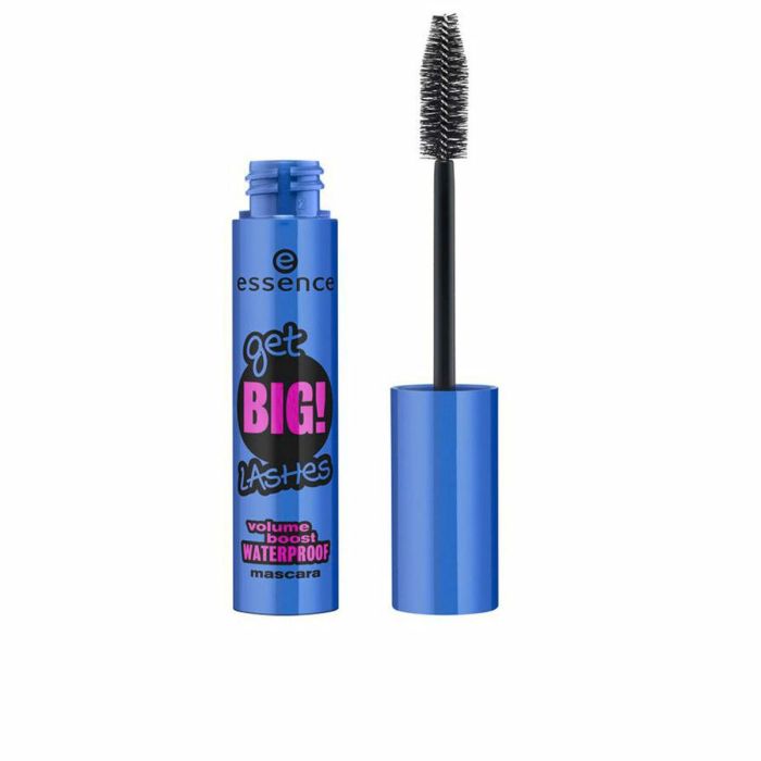 Essence GET BIG! LASHES Máscara de Pestañas Voluminizadora Waterproof, Oftalmológicamente Probada, Cruelty Free y Vegana, 12 ml