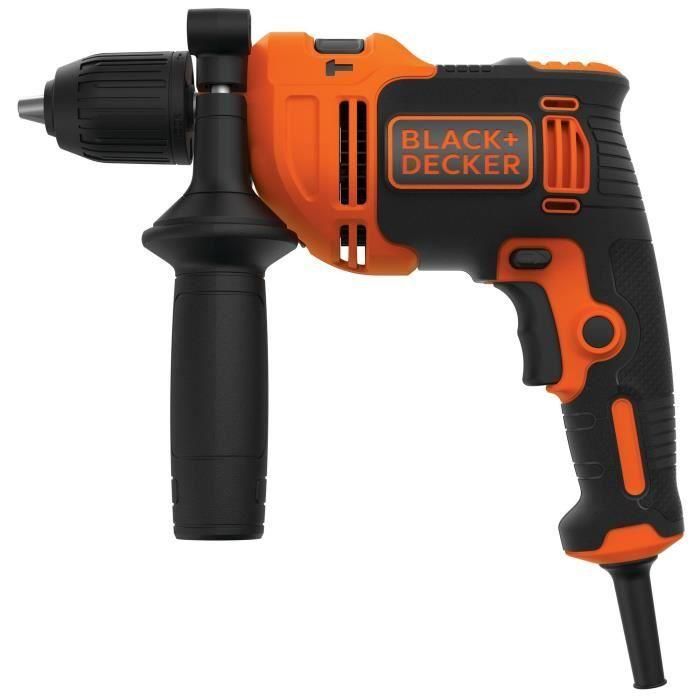 Black & Decker Taladro de Percusión 710W | 1 Velocidad (0-2800 rpm), 47600 ipm para Concreto, Portabrocas Auto-bloqueante 13mm 0 Black & Decker Taladro de Percusión 710W | 1 Velocidad (0-2800 rpm), 47600 ipm para Concreto, Portabrocas Auto-bloqueante 13mm 0