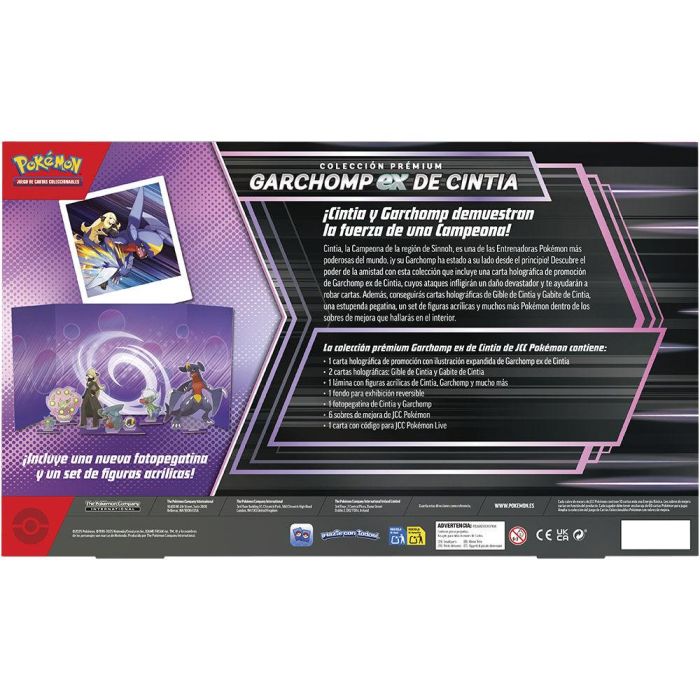 Blister juego cartas coleccionables Garchomp ex de Cintia Juntos de Aventuras Pokemon español 2 Blister juego cartas coleccionables Garchomp ex de Cintia Juntos de Aventuras Pokemon español 2