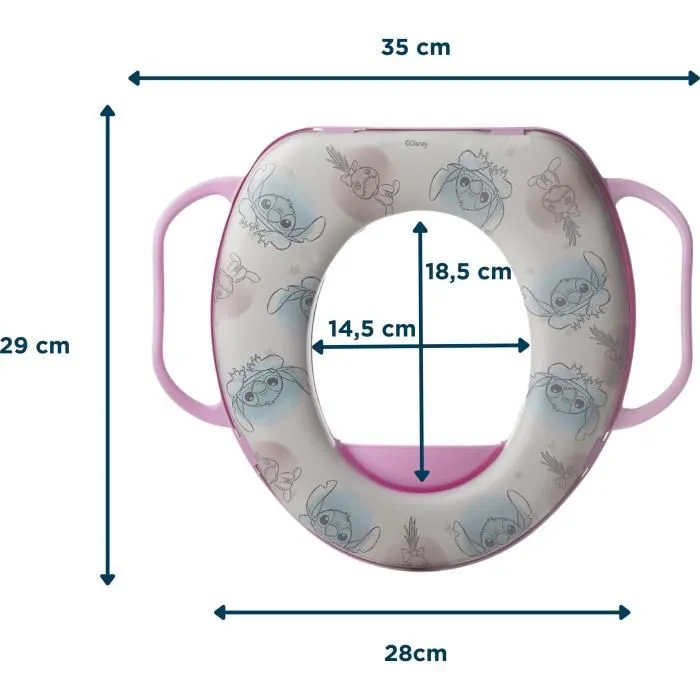 Disney Baby Reductor de Inodoro Confort con Asas de Lilo y Stitch 5