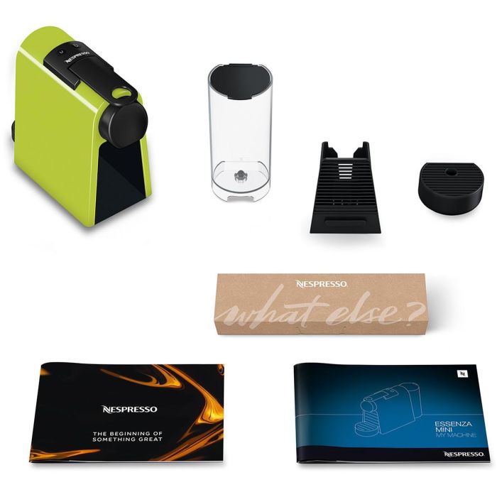 DeLonghi Essenza Mini EN85.L Cafetera Nespresso Compacta 19 Bares 0.6L 1150W en Negro/Lima 2