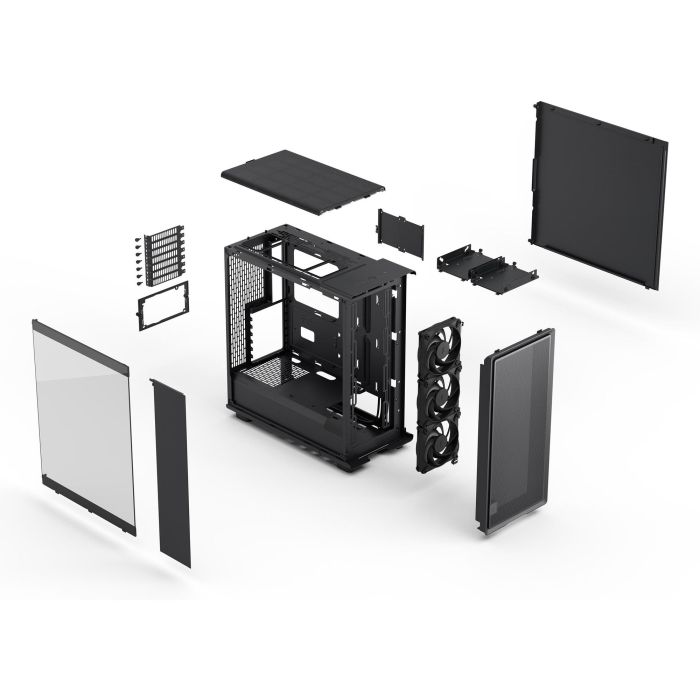 Fractal Design Epoch FD-C-EPO1A-02 - Caja PC Torre Midi ATX Negra con Ventana Lateral de Cristal Templado y Malla Frontal 8 Fractal Design Epoch FD-C-EPO1A-02 - Caja PC Torre Midi ATX Negra con Ventana Lateral de Cristal Templado y Malla Frontal 8