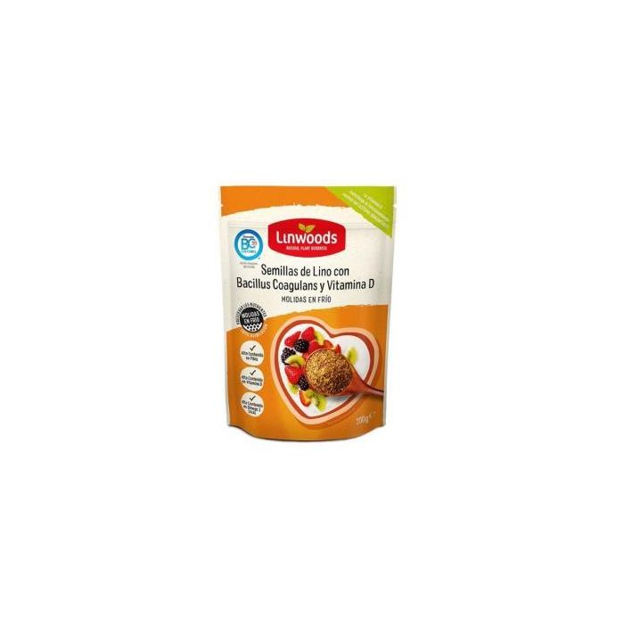 Semillas De Lino Molida Con Bacillus Y Vit D 200Gr