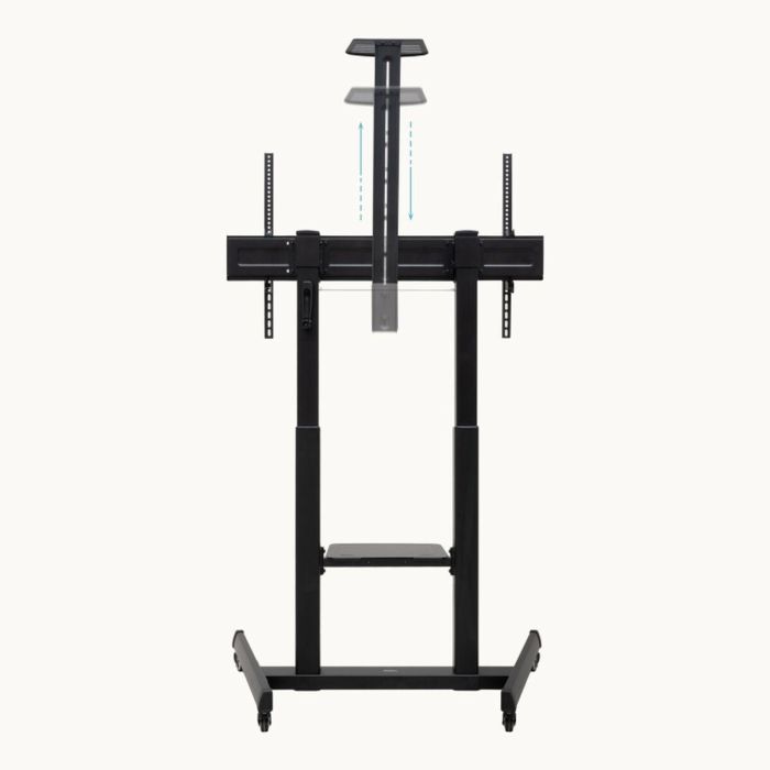 TooQ FS20406HM-B Soporte de Suelo con Ruedas para TV 60"-100" "AQUILES" 130 kg Negro 4 TooQ FS20406HM-B Soporte de Suelo con Ruedas para TV 60"-100" "AQUILES" 130 kg Negro 4