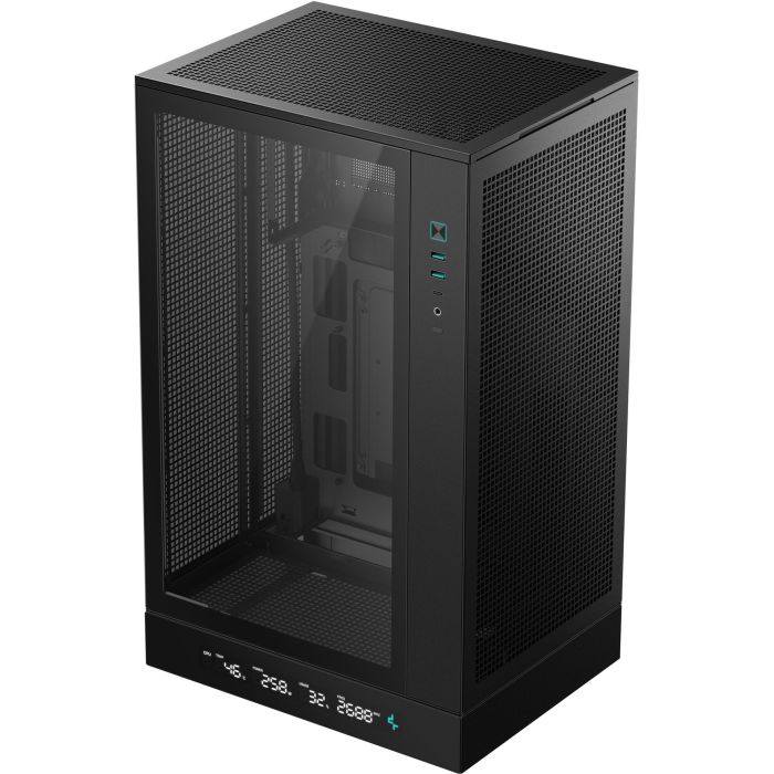 DeepCool CH270 DIGITAL Mini Tower PC Negro, para placas base micro ATX y Mini-ITX