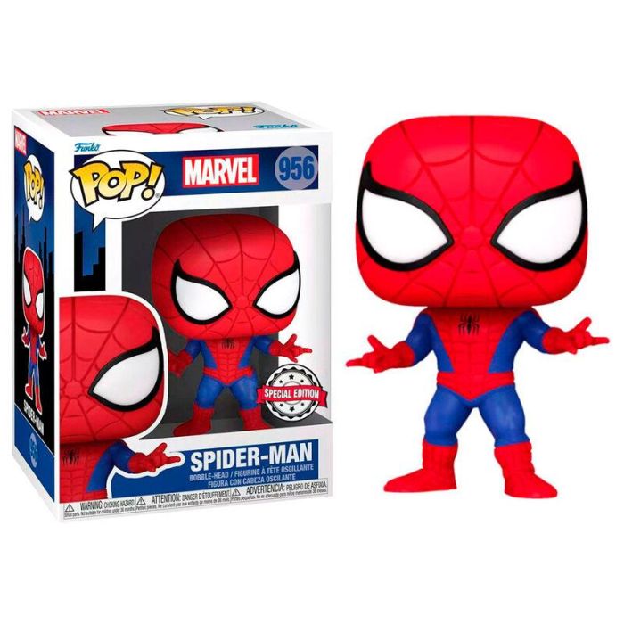 Funko Pop! 58871 Figura Coleccionable Spiderman Serie Animada Clásica Marvel Edición Especial 9 cm 2 Funko Pop! 58871 Figura Coleccionable Spiderman Serie Animada Clásica Marvel Edición Especial 9 cm 2