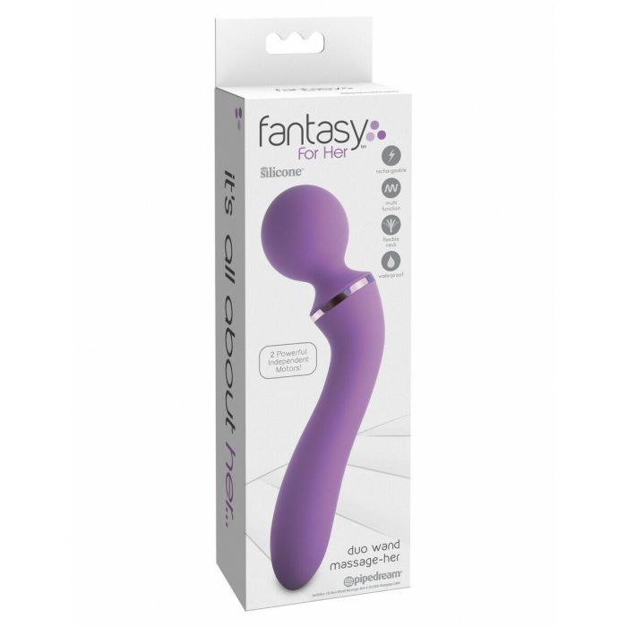 Masajeador Pipedream Duo Wand Morado 4 Masajeador Pipedream Duo Wand Morado 4