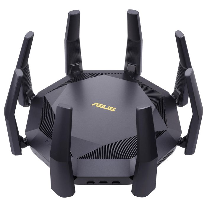 ASUS RT-AX89X Router WiFi 6 AX6000 Dual Band Negro 8 Antenas 2.4GHz 5GHz Ethernet MU-MIMO Mesh 2 Puertos USB 3.0 1