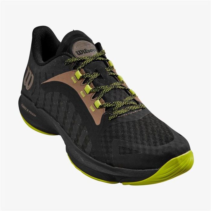 Zapatillas de Padel para Adultos Wilson Hurakn Pro Negro Lima 2XL 2