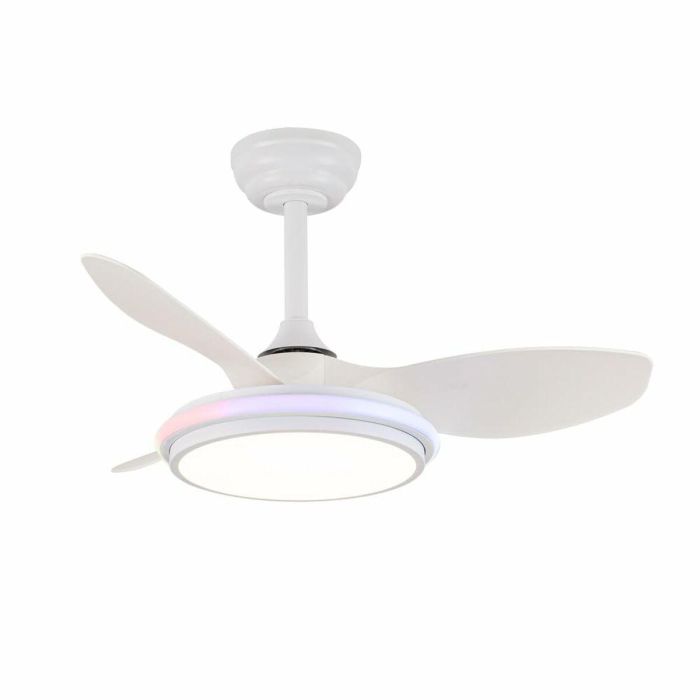 Ventilador de Techo CristalRecord STEL EVO MINI RGB RETRAC Transparente Ventilador de Techo CristalRecord STEL EVO MINI RGB RETRAC Transparente