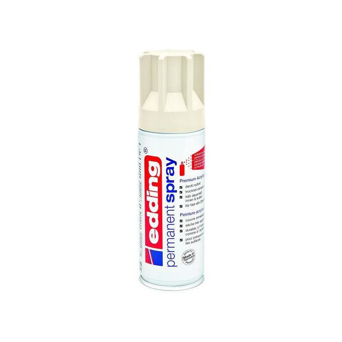 Edding Spray Pintura Acrílica Blanco Crema Mate 5200-921 Alta Gama 240gr Interior/Exterior Resistente Secado Rápido 1 Edding Spray Pintura Acrílica Blanco Crema Mate 5200-921 Alta Gama 240gr Interior/Exterior Resistente Secado Rápido 1