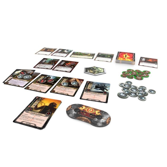 Fantasy Flight Games El Señor de los Anillos LCG Caja Básica Ed. Revisada Juego de Cartas 1-4 Jugadores 1