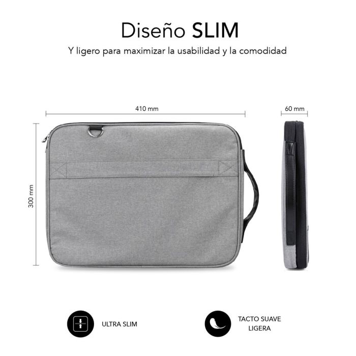 Subblim Advance Laptop Sleeve 15,6" Grey SUB-LS-2AS0101 1