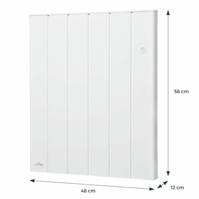 Radiador Arkadi Plus de 1000 vatios CONCORDE con inercia refractiva real - Programable - Detector de presencia y ventana 3 Radiador Arkadi Plus de 1000 vatios CONCORDE con inercia refractiva real - Programable - Detector de presencia y ventana 3