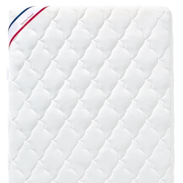 Colchón para bebé de Bambú - 70x140x10 cm - Viscosa suave - Desenfundable - Sin tratamiento químico 1 Colchón para bebé de Bambú - 70x140x10 cm - Viscosa suave - Desenfundable - Sin tratamiento químico 1