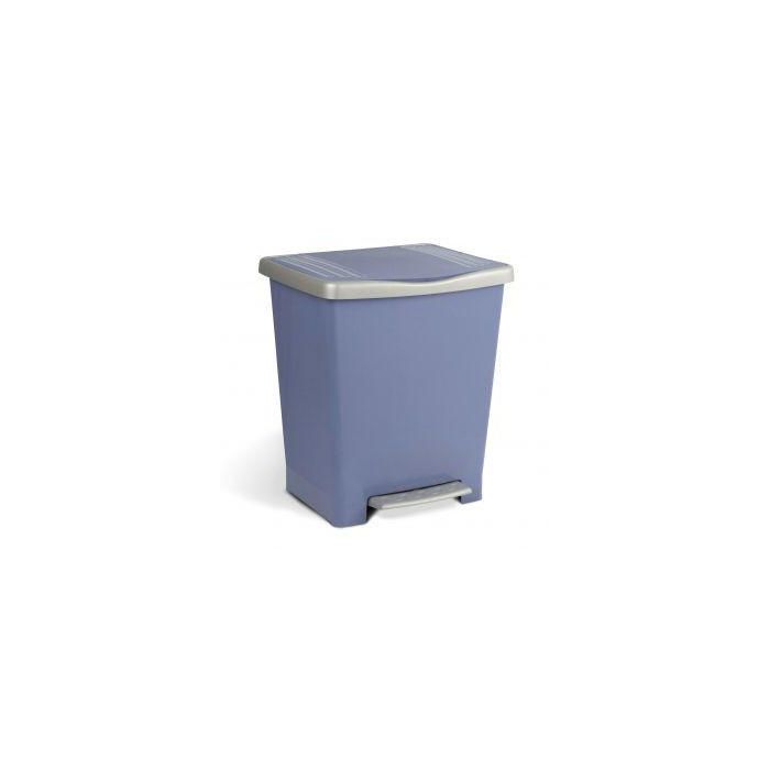 TA-TAY Millenium Cubo de Basura con Pedal 25L de Plástico Color Azul, 42 cm Alto, 31 cm Ancho, 33.5 cm Fondo 0 TA-TAY Millenium Cubo de Basura con Pedal 25L de Plástico Color Azul, 42 cm Alto, 31 cm Ancho, 33.5 cm Fondo 0