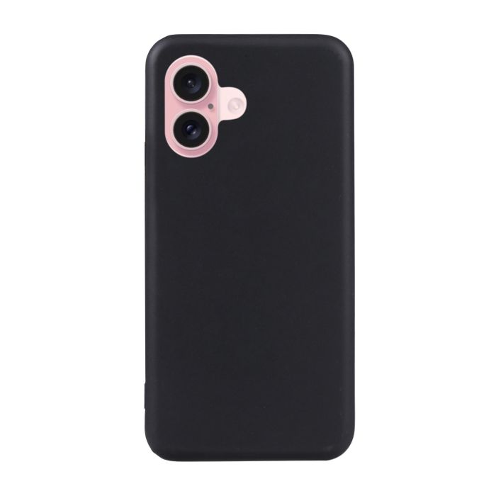 muvit for change funda compatible con Apple iPhone 16 negra