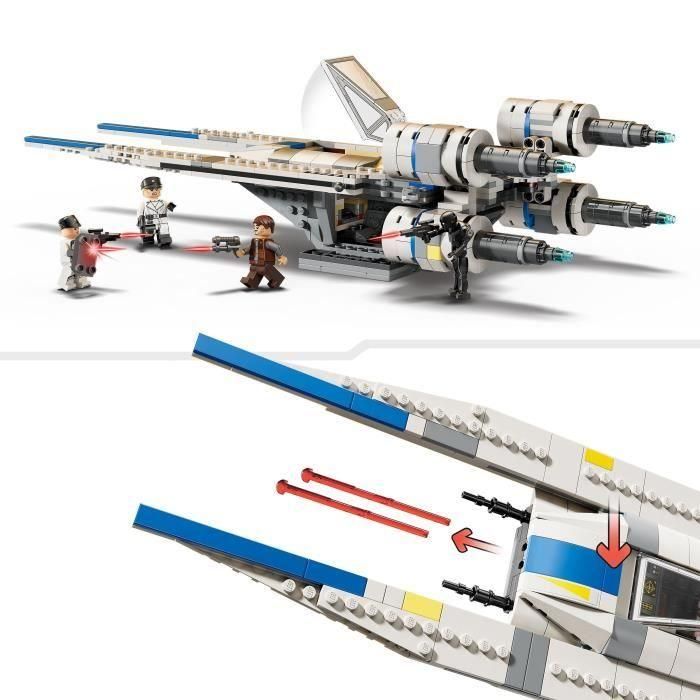 LEGO Star Wars 75399 Caza estelar Ala-U de la Alianza Rebelde Andor, set de construcción para niños de 8 años en adelante 2 LEGO Star Wars 75399 Caza estelar Ala-U de la Alianza Rebelde Andor, set de construcción para niños de 8 años en adelante 2
