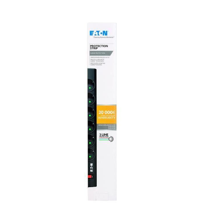 EATON Protection Strip 6 Descargador de sobretensión de múltiples tomas DIN, 10A 1