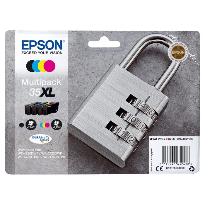 EPSON Multipack 4-colours 35XL DURABrite Ultra Ink 0 EPSON Multipack 4-colours 35XL DURABrite Ultra Ink 0