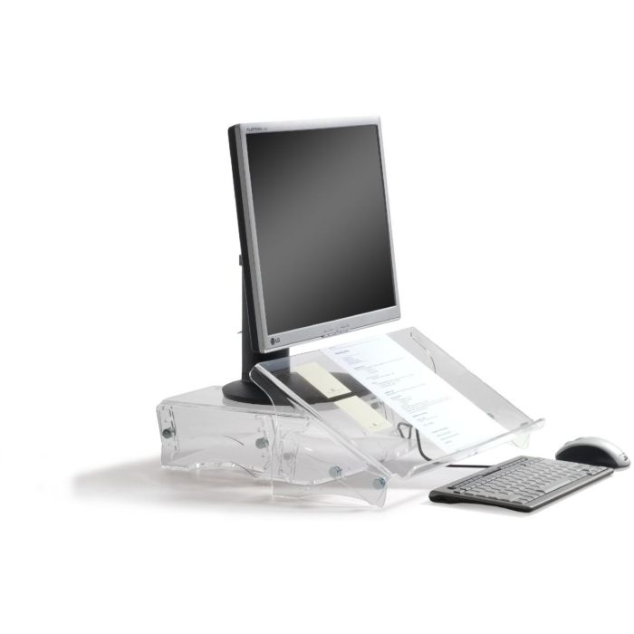 BakkerElkhuizen Q-doc 515 Soporte Documentos Ajustable Acrílico Plástico Acero 10 kg 120-240 mm Transparente 1 BakkerElkhuizen Q-doc 515 Soporte Documentos Ajustable Acrílico Plástico Acero 10 kg 120-240 mm Transparente 1