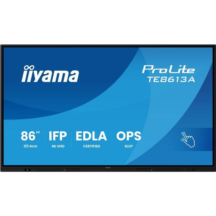 iiyama Pantalla Interactiva 86" iiWare21E 4K UHD Android 14 EDLA GMS-apps Táctil 40 Puntos PureTouch IR+ Antireflejo WiFi6 1 iiyama Pantalla Interactiva 86" iiWare21E 4K UHD Android 14 EDLA GMS-apps Táctil 40 Puntos PureTouch IR+ Antireflejo WiFi6 1