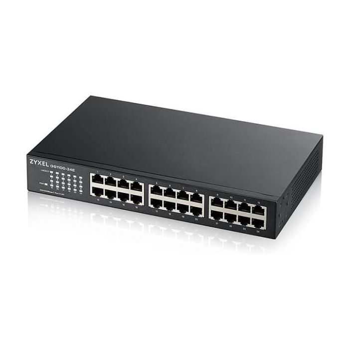 Switch ZyXEL GS1100-24E-EU0103F RJ45 x 24 Ethernet LAN 10/100 Mbps 0 Switch ZyXEL GS1100-24E-EU0103F RJ45 x 24 Ethernet LAN 10/100 Mbps 0