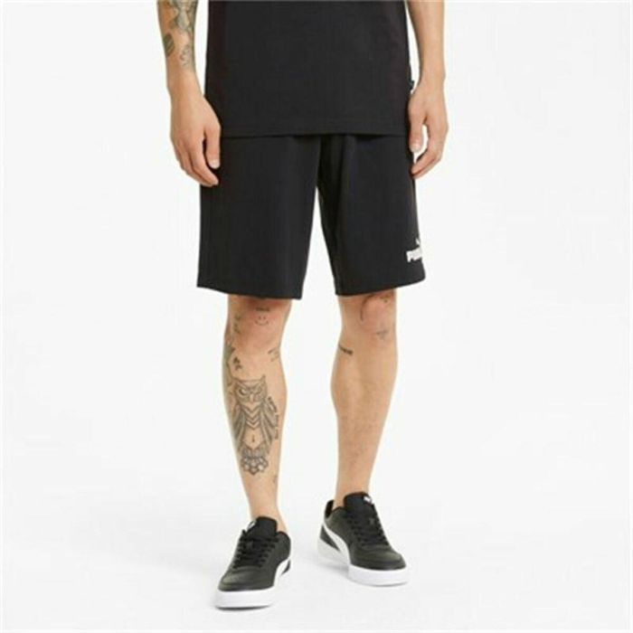 Pantalones Cortos Deportivos para Hombre Puma Essentials Negro S 3 Pantalones Cortos Deportivos para Hombre Puma Essentials Negro S 3