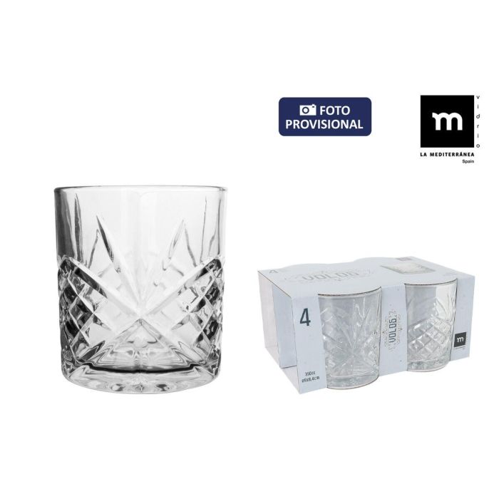 Set de Vasos La Mediterránea Volos 4 Piezas (12 Unidades) 1 Set de Vasos La Mediterránea Volos 4 Piezas (12 Unidades) 1