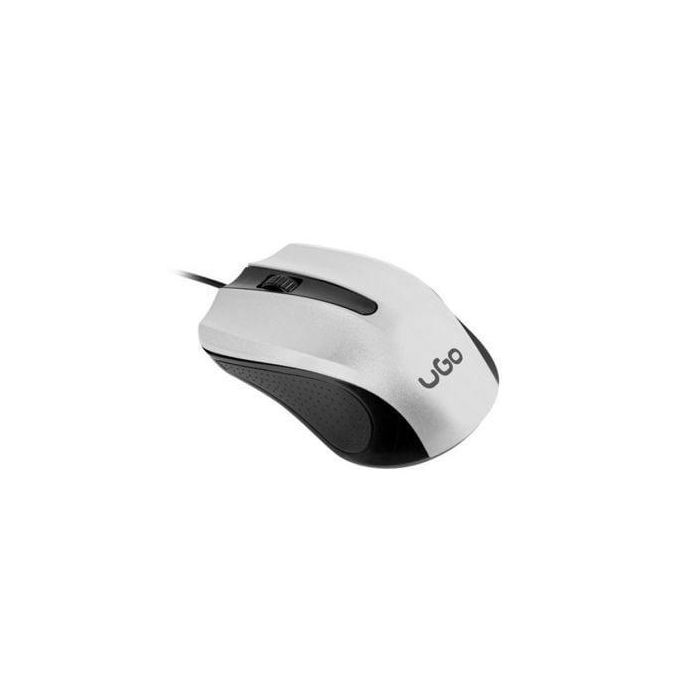 RATÓN CON CABLE UGO UMY BLACK WHITE - 1200DPI - 3 BOTONES - USB 0 RATÓN CON CABLE UGO UMY BLACK WHITE - 1200DPI - 3 BOTONES - USB 0