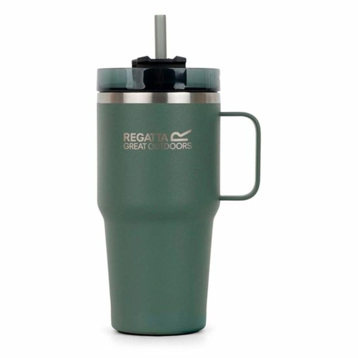 Vaso con Pajita Regatta Thermo Insulated Mug 600 ml Verde Acero Inoxidable 0 Vaso con Pajita Regatta Thermo Insulated Mug 600 ml Verde Acero Inoxidable 0