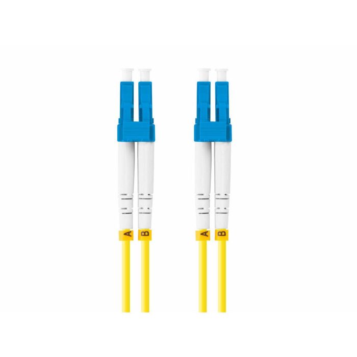 Lanberg FO-LULU-SD11-0020-YE Latiguillo Fibra Óptica LC/UPC 2m G.657.A1 Amarillo