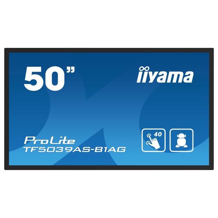 iiyama TF5039AS-B1AG Pantalla Táctil LED 125.7cm (49.5") 4K Ultra HD 3840 x 2160 Pixeles 1