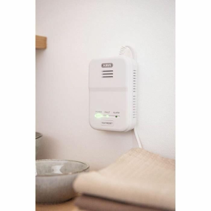 Abus Detector de Humo GWM100ME Conectable hasta 10 Dispositivos Alarma 85 dB Batería Litio 10 Años 1